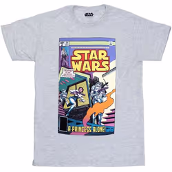 Star Wars - T-shirt A PRINCESS ALONE - Adulte (Gris)