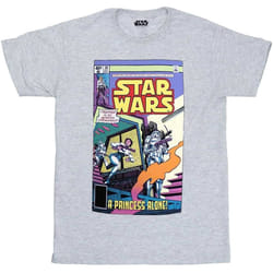Star Wars - T-shirt A PRINCESS ALONE - Adulte (Gris)