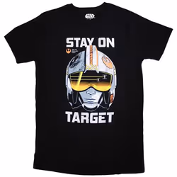 Star Wars - T-shirt STAY ON TARGET - Adulte (Noir)