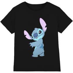 Lilo & Stitch - T-shirt STITCH TURN - Adulte (Noir)