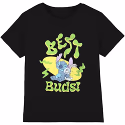 Lilo & Stitch - T-shirt BEST BUDS - Adulte (Noir)