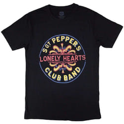 The Beatles - T-shirt PAINTED PEPPER - Adulte (Noir)
