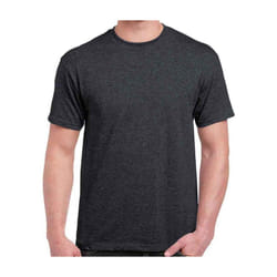 Gildan - T-shirt - Homme (Gris foncé chiné)