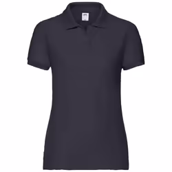 Fruit Of The Loom - Polo manches courtes - Femme (Bleu marine foncé)