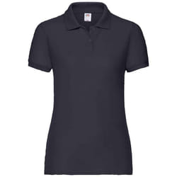 Fruit Of The Loom - Polo manches courtes - Femme (Bleu marine foncé)