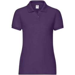 Fruit Of The Loom - Polo manches courtes - Femme (Violet)