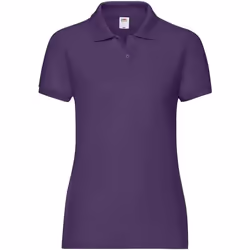 Fruit Of The Loom - Polo manches courtes - Femme (Violet)