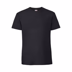 Fruit Of The Loom - T-shirt Ringspun Premium - Homme (Noir)