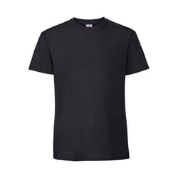 Fruit Of The Loom - T-shirt Ringspun Premium - Homme (Noir)