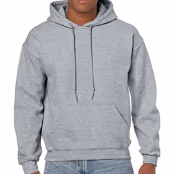 Gildan - Sweat à capuche - Adulte (Gris)