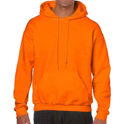 Gildan - Sweat à capuche - Adulte (Orange fluo)
