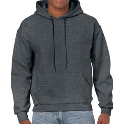 Gildan - Sweat à capuche - Adulte (Gris foncé chiné)