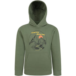 Mountain Warehouse - Sweat à capuche MOUNTAIN ADVENTURES - Enfant (Vert kaki)