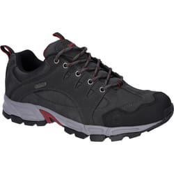 Hi-Tec - Chaussures de marche AUCKLAND LITE - Homme (Gris foncé / Rouge foncé)
