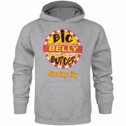 Arrow - Sweat à capuche BIG BELLY BURGER - Homme (Gris)