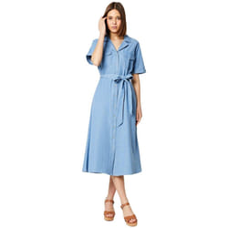 Dorothy Perkins - Robe mi-longue - Femme (Bleu semi-délavé)