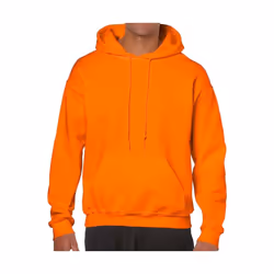 Gildan - Sweat à capuche - Homme (Orange fluo)