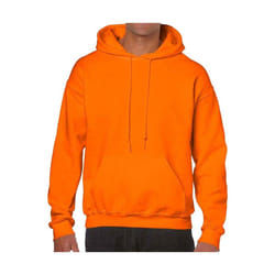 Gildan - Sweat à capuche - Homme (Orange fluo)