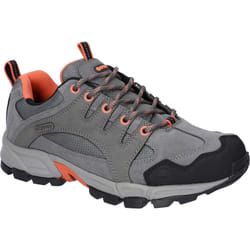 Hi-Tec - Chaussures de marche AUCKLAND LITE - Femme (Gris acier / Corail / Gris)