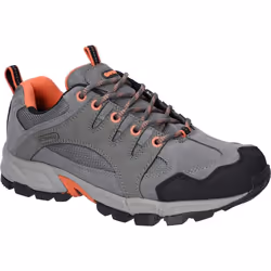 Hi-Tec - Chaussures de marche AUCKLAND LITE - Femme (Gris acier / Corail / Gris)