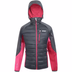 Regatta - Veste hybride ANDRESON PRO - Femme (Gris phoque / Flamant rose)