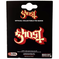 Ghost - Badge (Rouge / Blanc)