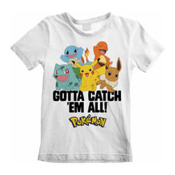 Pokemon - T-shirt GOTTA CATCH EM ALL - Enfant (Blanc)