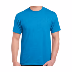 Gildan - T-Shirt manches courtes - Homme (Bleu saphir Chiné)