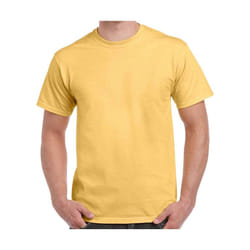 Gildan - T-Shirt manches courtes - Homme (Jaune pâle)