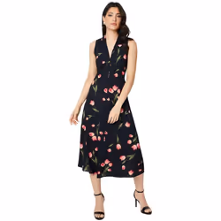 Dorothy Perkins - Robe mi-longue - Femme (Noir)