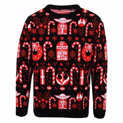 Star Wars: The Mandalorian - Pull CANDY CANE - Adulte (Multicolore)