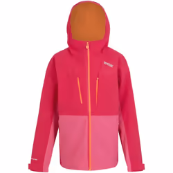 Regatta - Veste à capuche HIGHTON - Enfant (Rose fluo / Flamant rose)