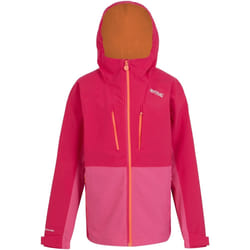 Regatta - Veste à capuche HIGHTON - Enfant (Rose fluo / Flamant rose)