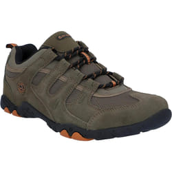 Hi-Tec - Chaussures de marche QUADRA - Homme (Taupe / Orange foncé)