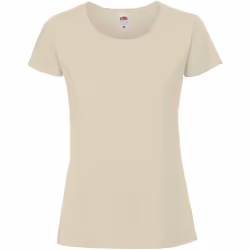 Fruit of the Loom - T-shirt PREMIUM - Femme (Beige)