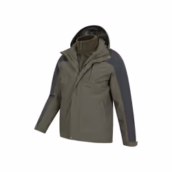 Mountain Warehouse - Veste imperméable DISTRICT EXTREME - Homme (Vert kaki)