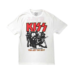 Kiss - T-shirt END OF THE ROAD YOU GOT THE BEST - Adulte (Blanc)