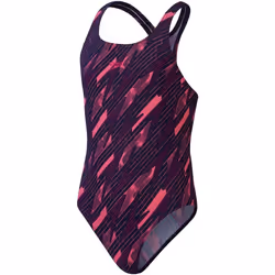 Speedo - Maillot de bain HYPERBOOM MEDALIST - Fille (Bleu marine / Rose)