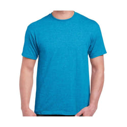 Gildan - T-shirt - Adulte (Bleu saphir Chiné)