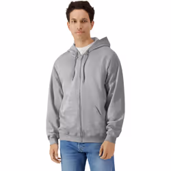Gildan - Veste à capuche SOFTSTYLE - Homme (Gris)