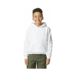 Gildan - Sweat à capuche - Enfant (Blanc)