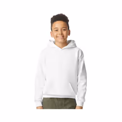 Gildan - Sweat à capuche SOFTSTYLE - Enfant (Blanc)