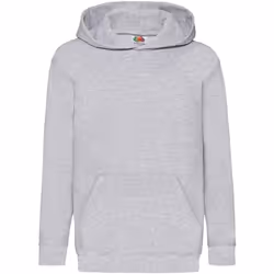 Fruit Of The Loom - Sweat à capuche - Enfant unisexe (Gris chiné)