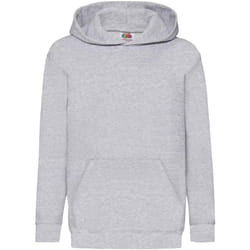 Fruit Of The Loom - Sweat à capuche - Enfant unisexe (Gris chiné)