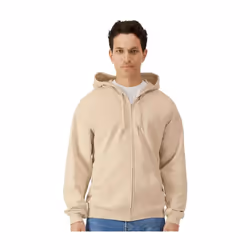 Gildan - Veste à capuche SOFTSTYLE - Homme (Sable)