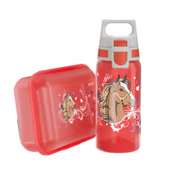 Sigg - Boîte à repas et gourde VIVA - Taille unique (Rouge / Gris)