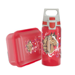 Sigg - Boîte à repas et gourde VIVA - Taille unique (Rouge / Gris)