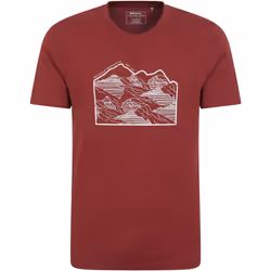Mountain Warehouse - T-shirt - Homme (Bordeaux foncé)