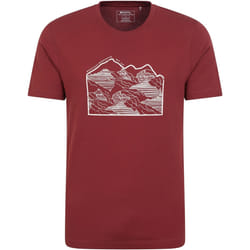 Mountain Warehouse - T-shirt - Homme (Bordeaux foncé)