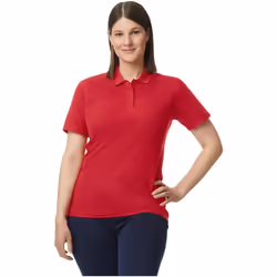 Gildan - Polo - Femme (Rouge vif)
